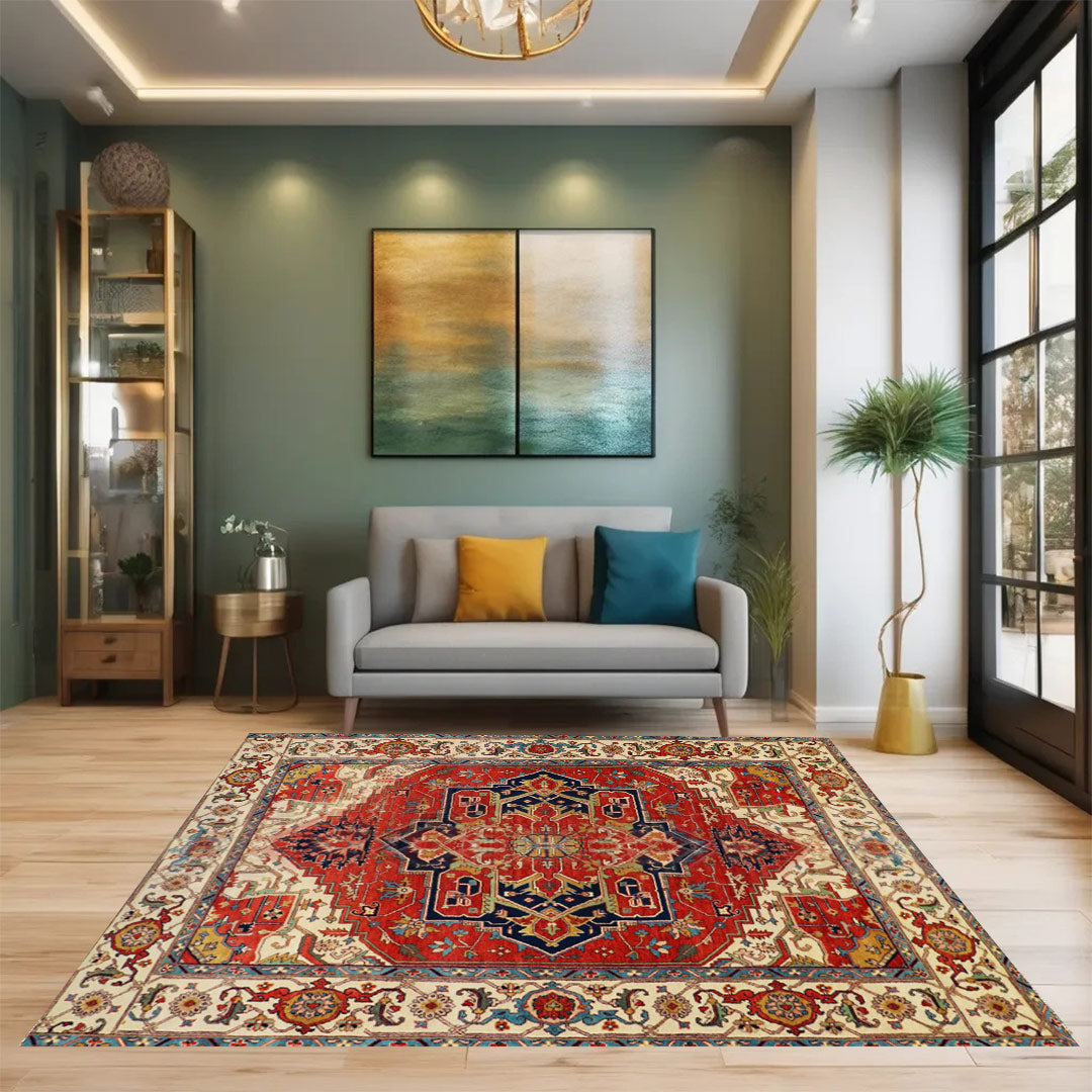Heritage Hues Handknotted Wool Rug
