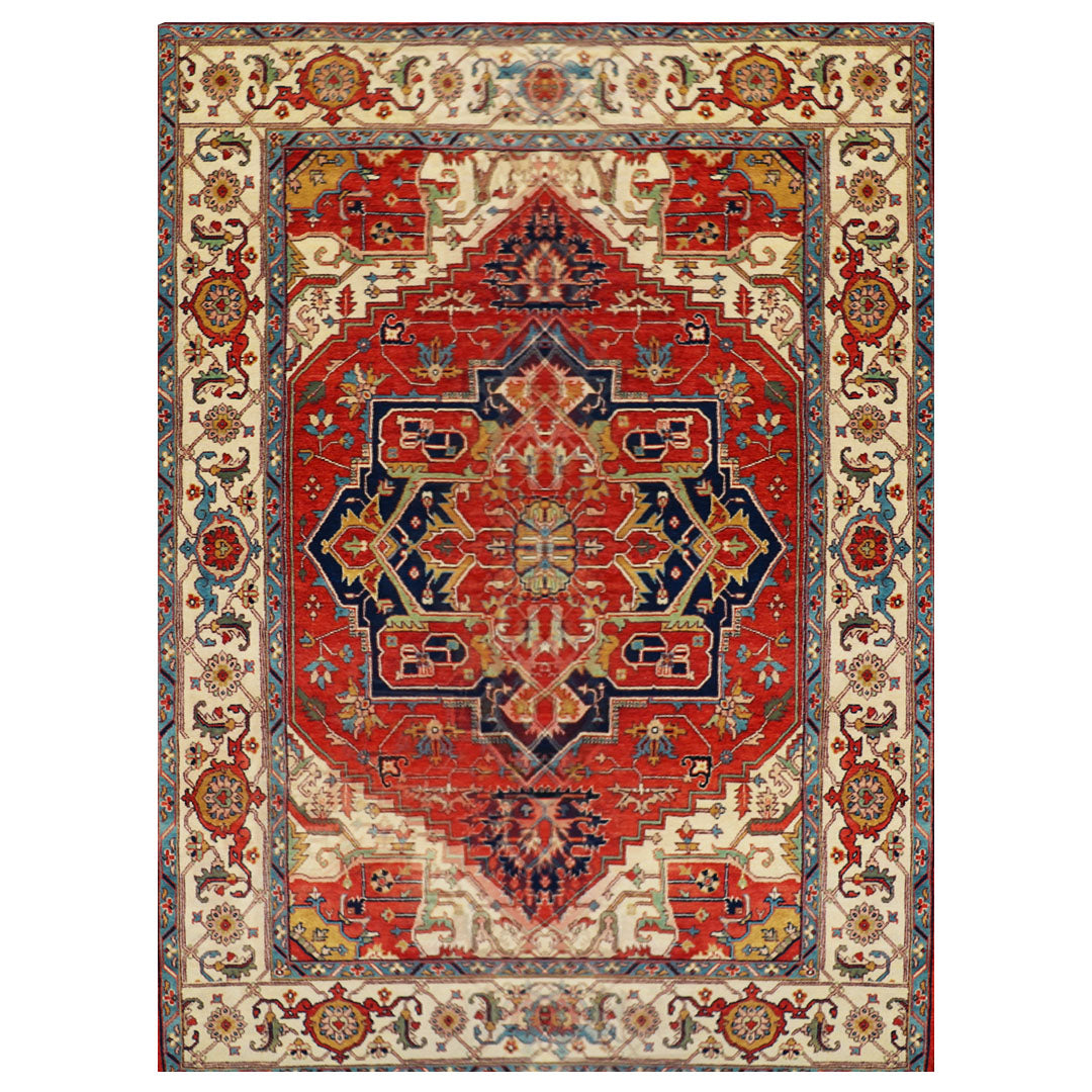 Heritage Hues Handknotted Wool Rug