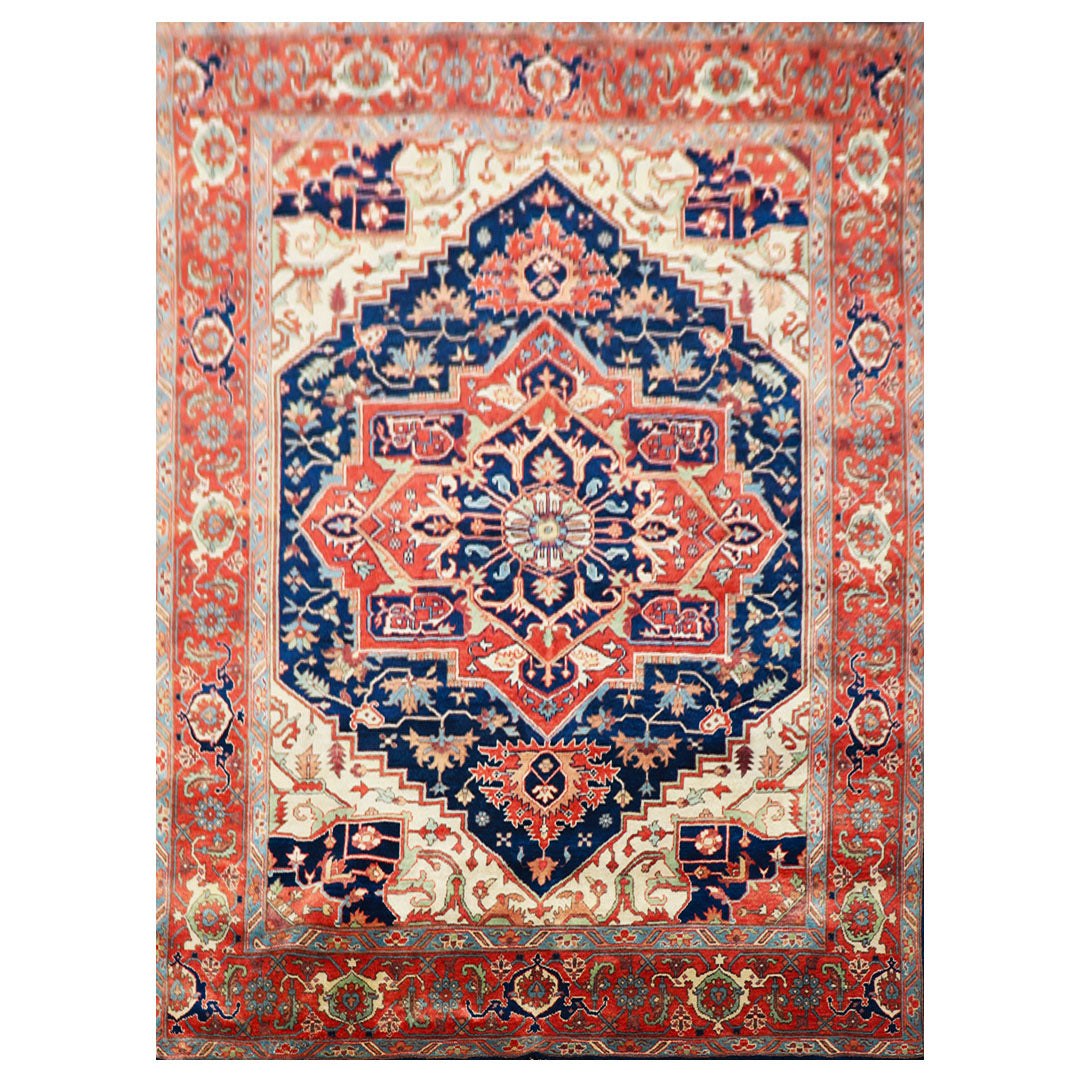 Heritage Hues Handknotted Wool Rug