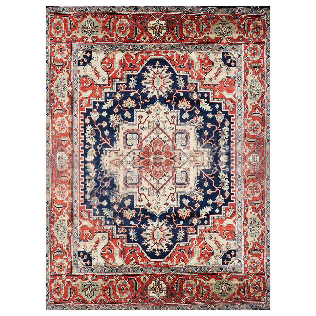 Heritage Hues Handknotted Wool Rug