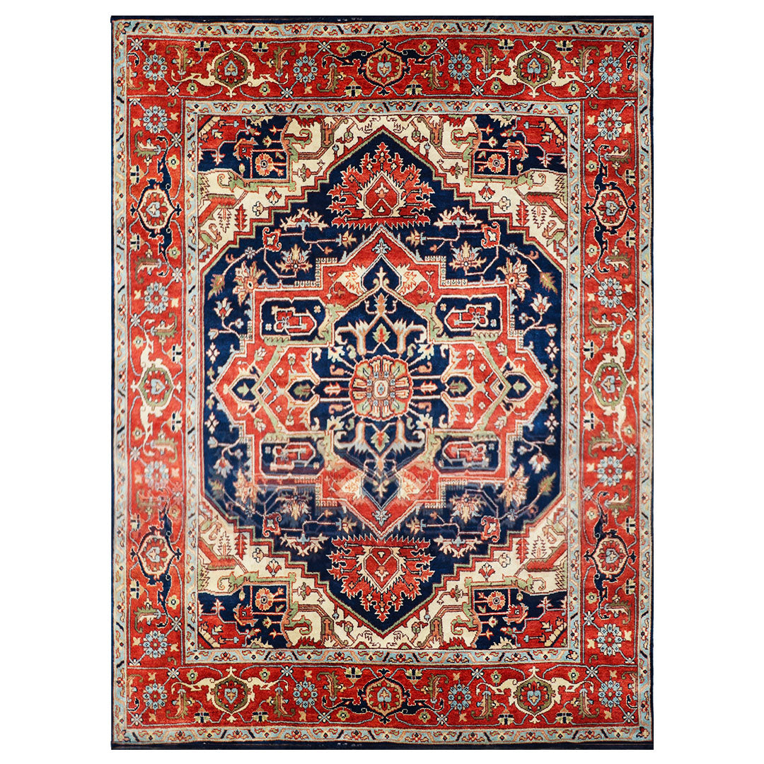Heritage Hues Handknotted Wool Rug