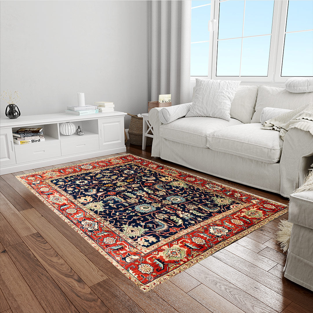 Heritage Hues Handknotted Wool Rug
