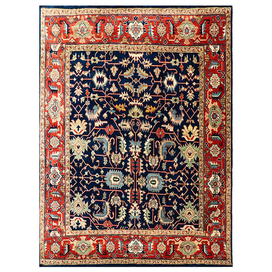 Heritage Hues Handknotted Wool Rug
