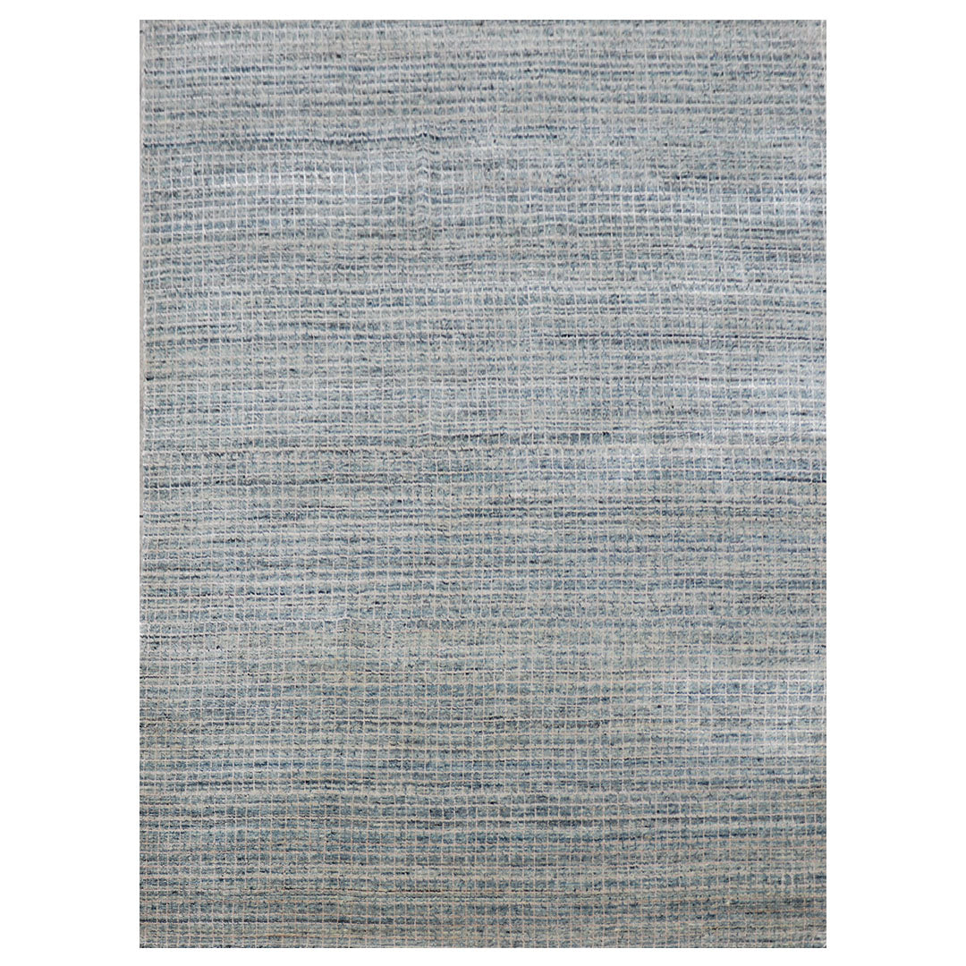 Harmony In Hues - Handwoven Blue Colour Viscose Rug