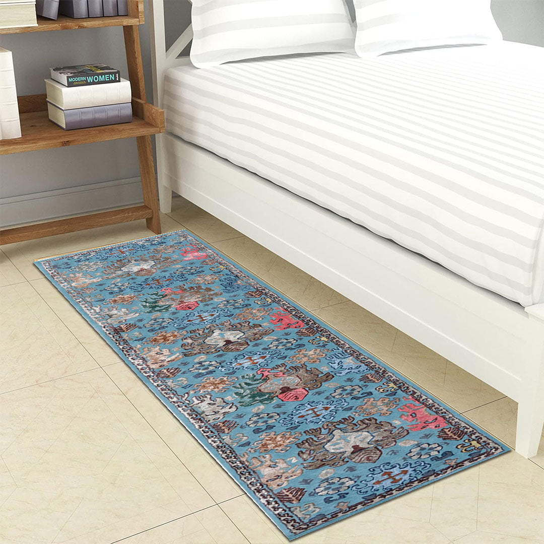 Harmonize Handtufted Wool & Bamboo Silk Runner