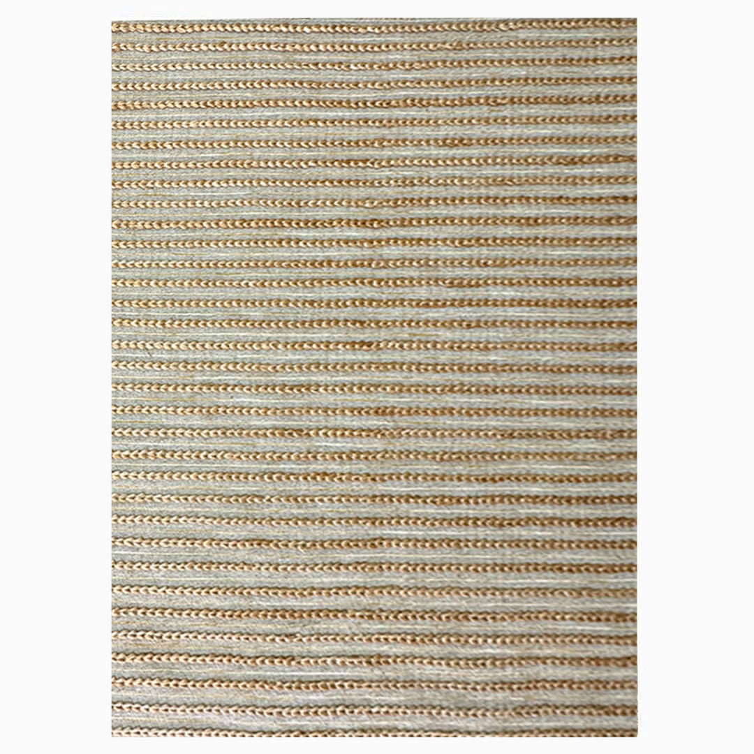 Earthy Elegance  Handknotted Jute & Wool Rug