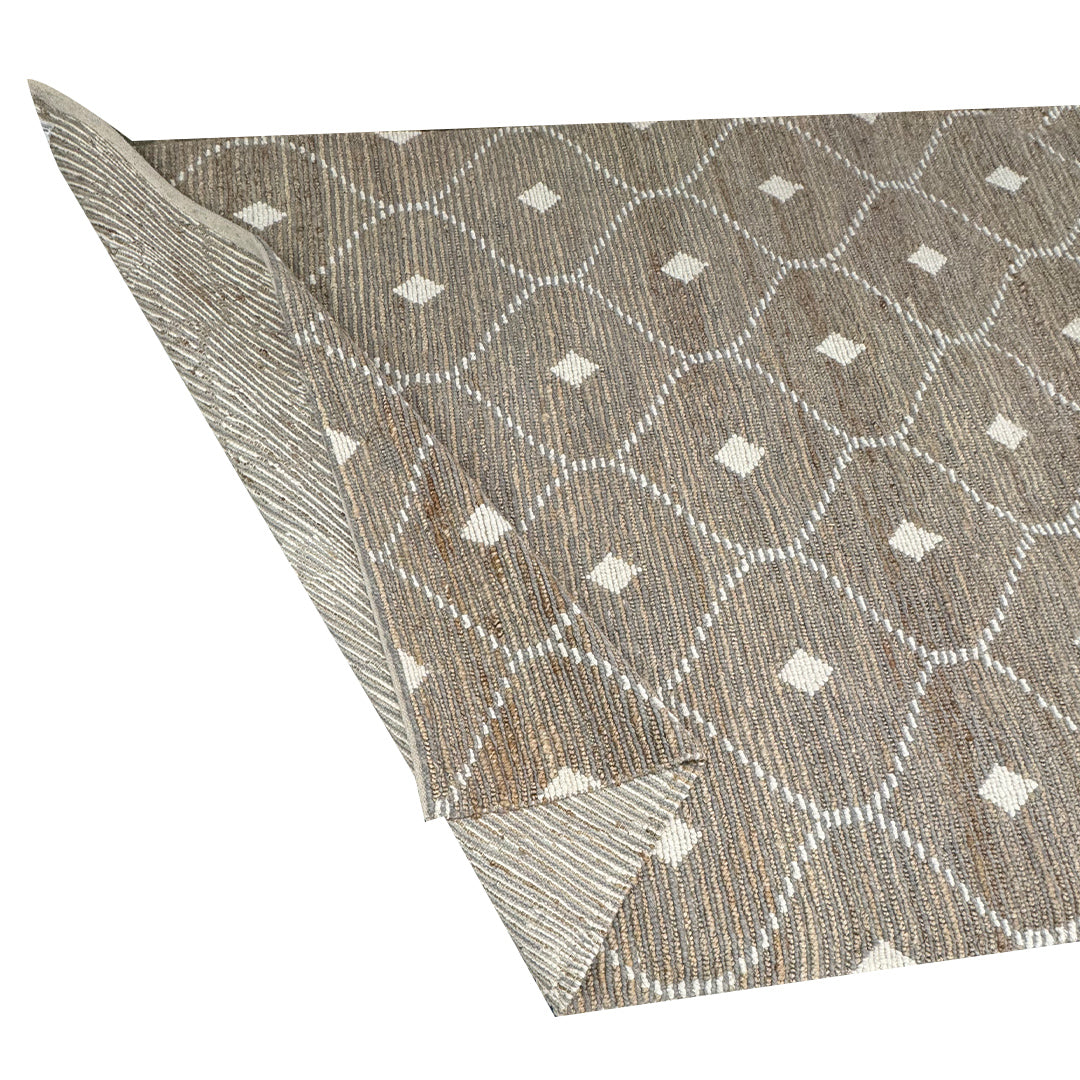 Heritage Hues Handknotted Wool & Jute Rug