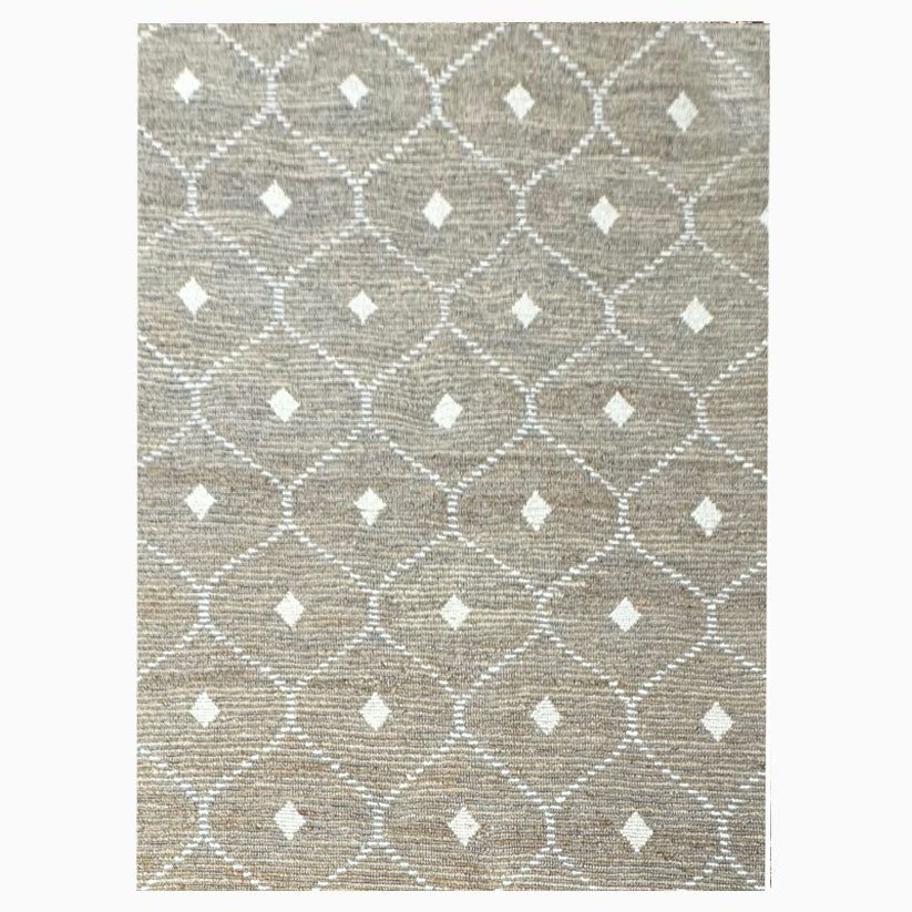Heritage Hues Handknotted Wool & Jute Rug