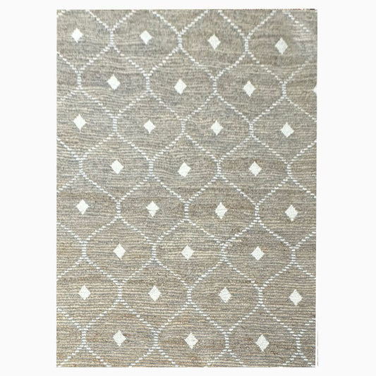 Heritage Hues Handknotted Wool & Jute Rug