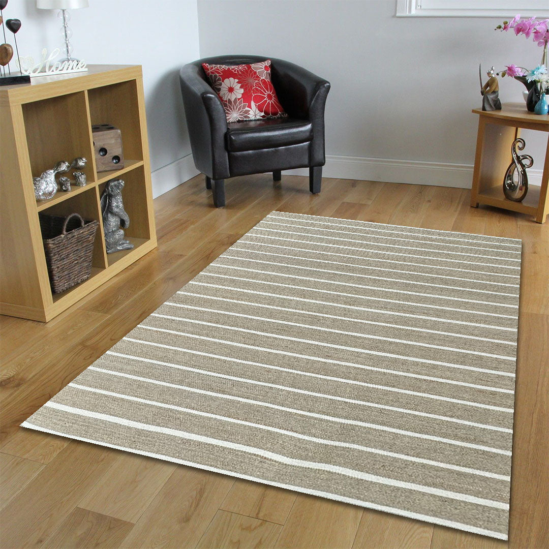 Heritage Hues Handknotted Wool & Jute Rug