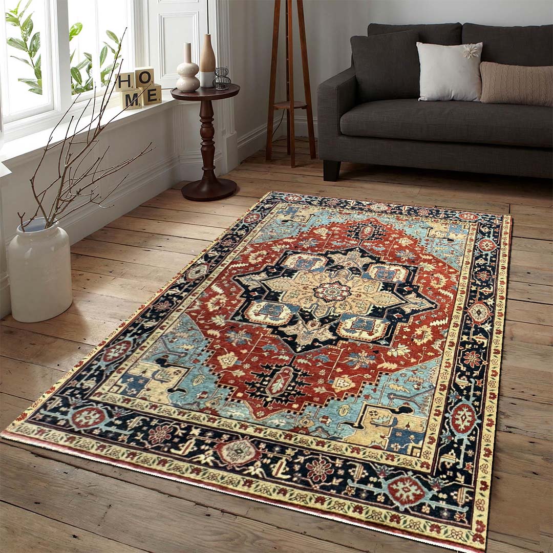 Heritage Hues Handknotted Wool Rug