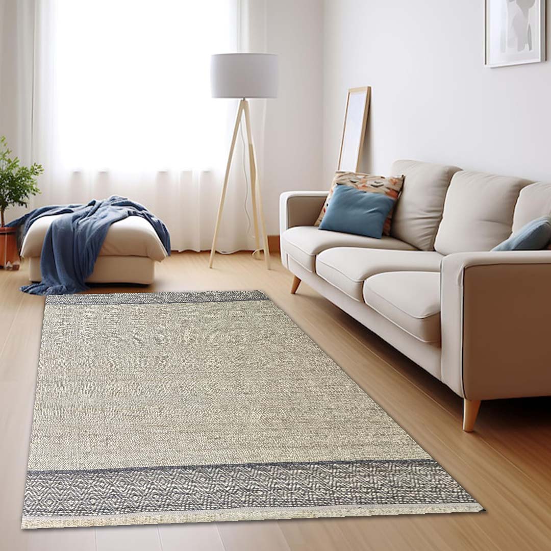 Heritage Hues Handknotted Wool & Jute Rug