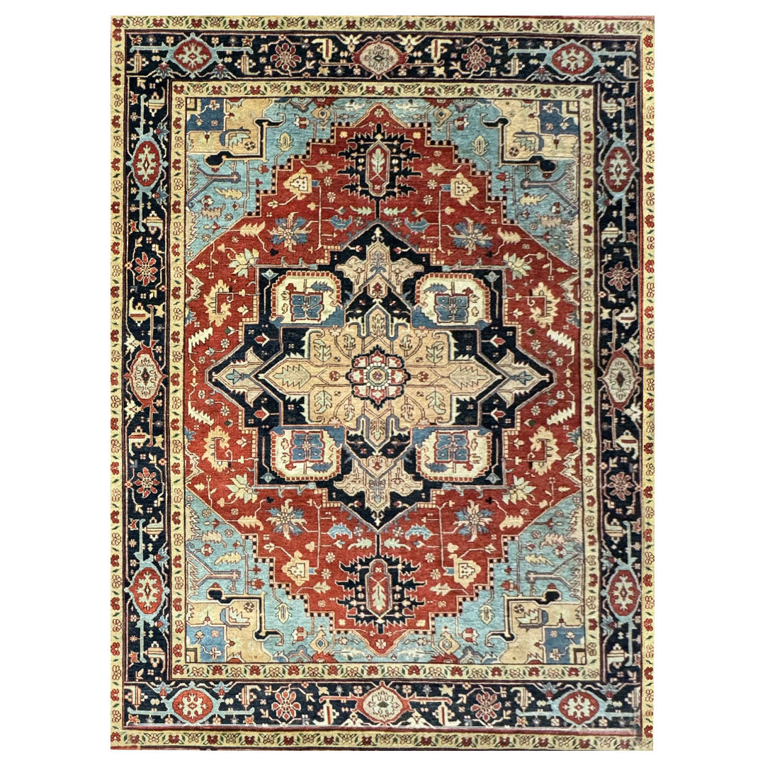 Heritage Hues Handknotted Wool Rug