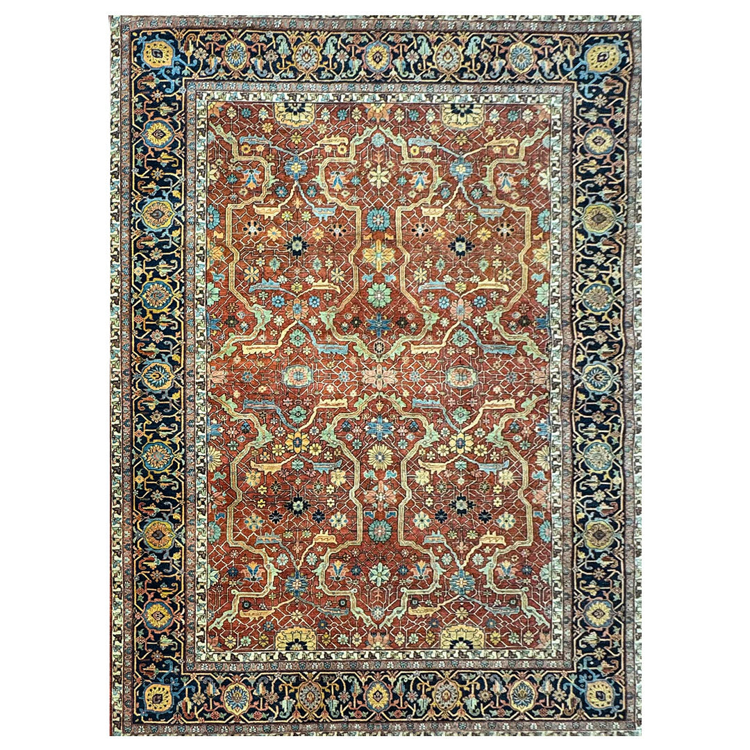 Heritage Hues Handknotted Wool Rug