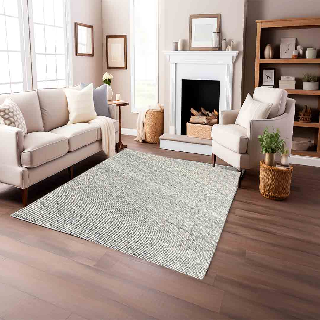 Woven Looms Handknotted Wool Rug