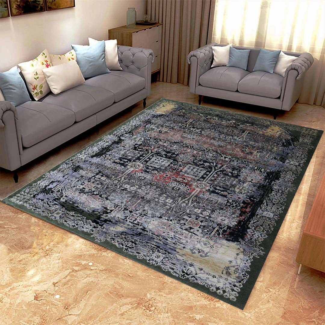 Artisan Weaves Handknotted Wool/Viscose Rug