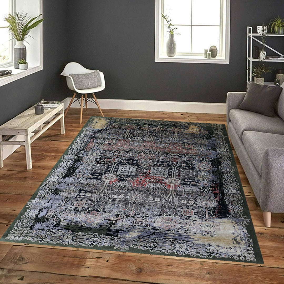 Artisan Weaves Handknotted Wool/Viscose Rug