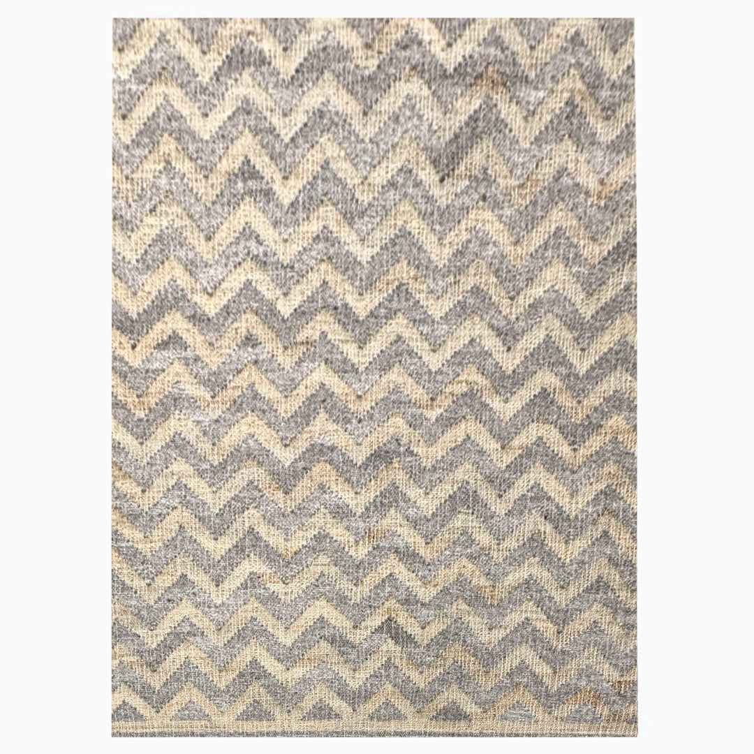 Earthy Elegance  Handknotted Jute Rug