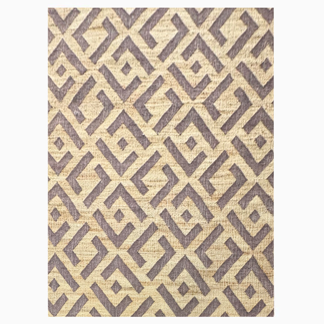 Earthy Elegance  Handknotted Jute Rug