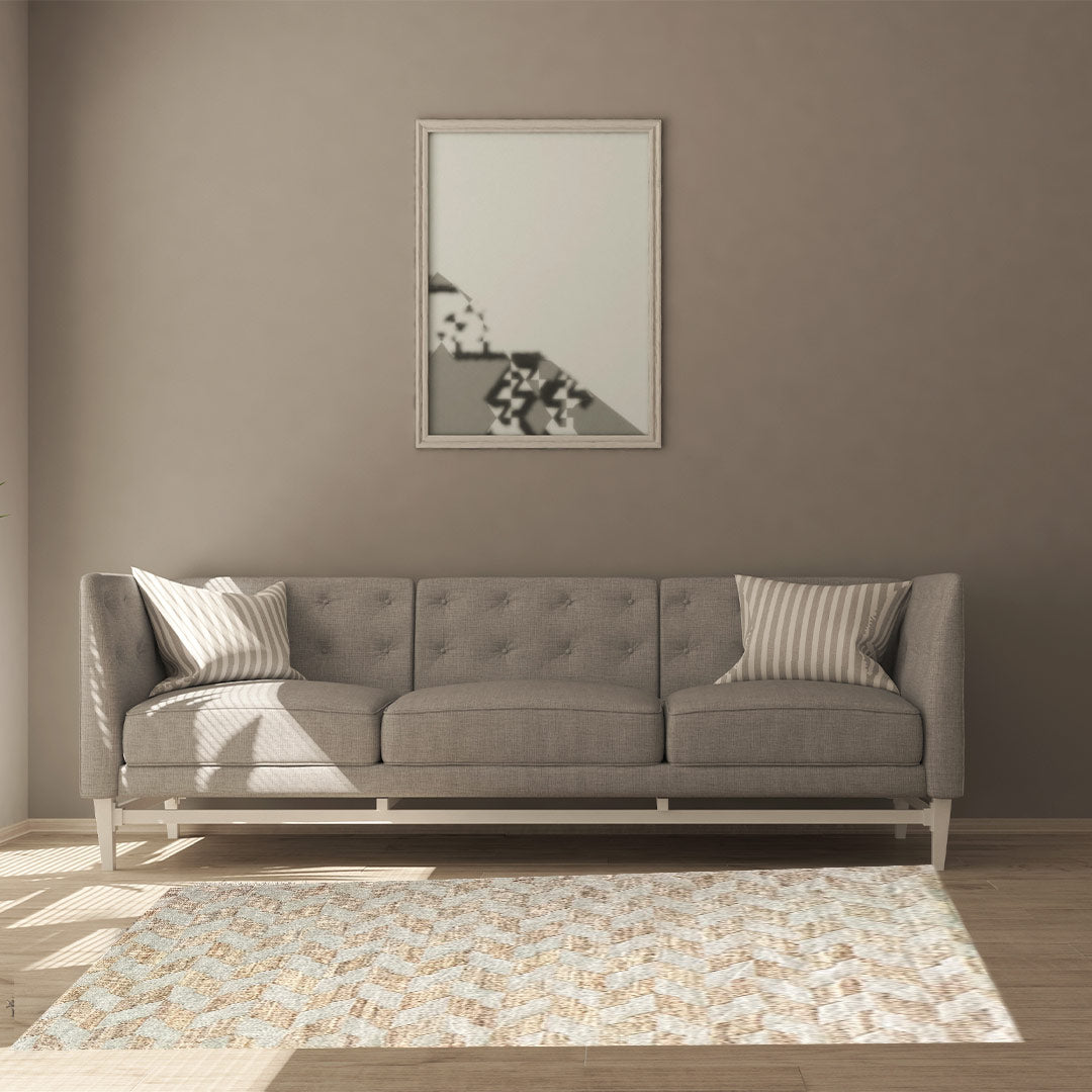 Earthy Elegance  Handknotted Jute Rug