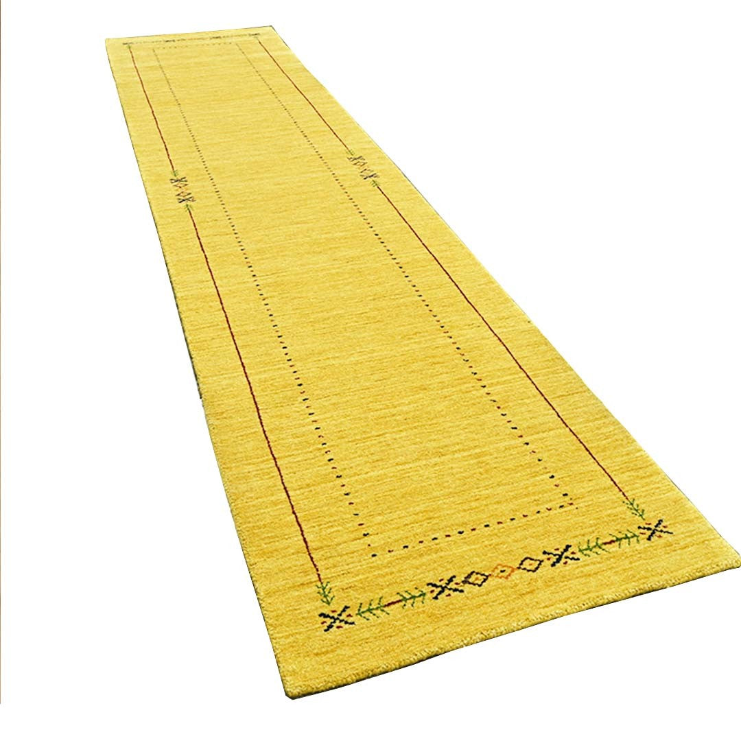 Whispering Threads Handloom Wool Runner.