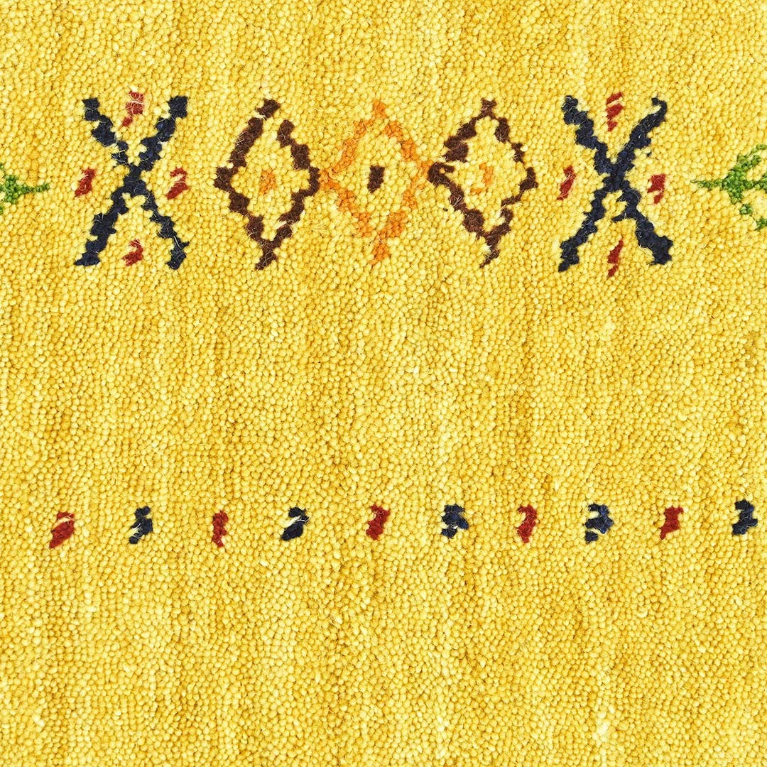 Whispering Threads Handloom Wool Runner.