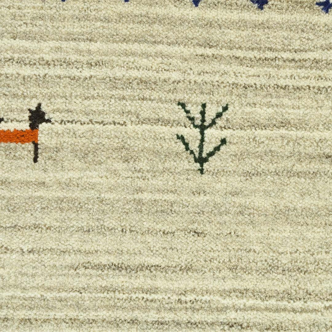 Whispering Threads Handloom Wool Runner.