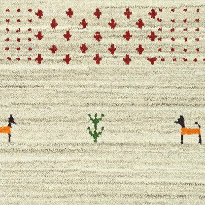 Whispering Threads Handloom Wool Runner.