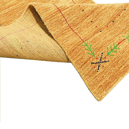 Whispering Threads Handloom Wool Runner.