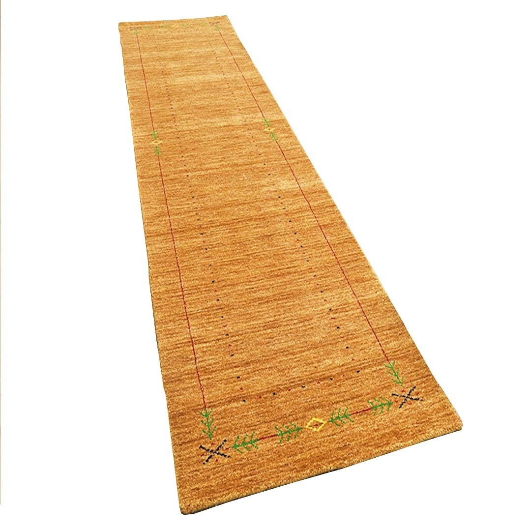 Whispering Threads Handloom Wool Runner.