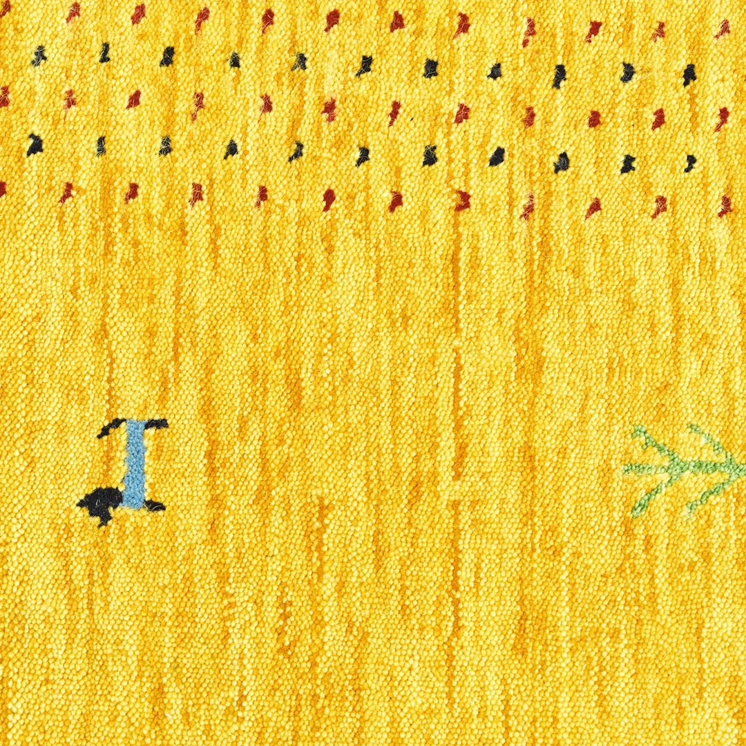 Whispering Threads Handloom Wool Runner.