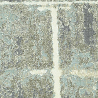 Handknotted Wool/Viscose Rug.