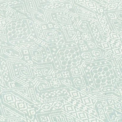 Handknotted Wool/Viscose Rug.