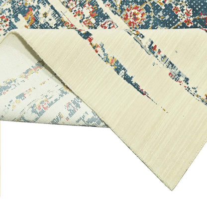 Handknotted Wool/Viscose Rug.