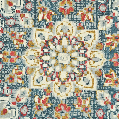 Handknotted Wool/Viscose Rug.