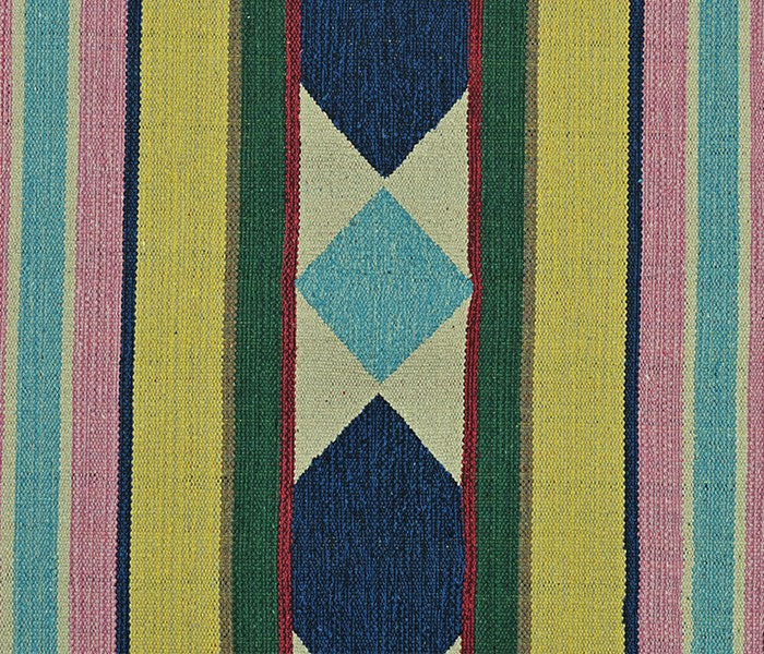 Harmony In Hues Handknotted  Cotton Flat Weave.
