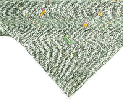 Harmony In Hues Handloom Wool/Viscose Rug.