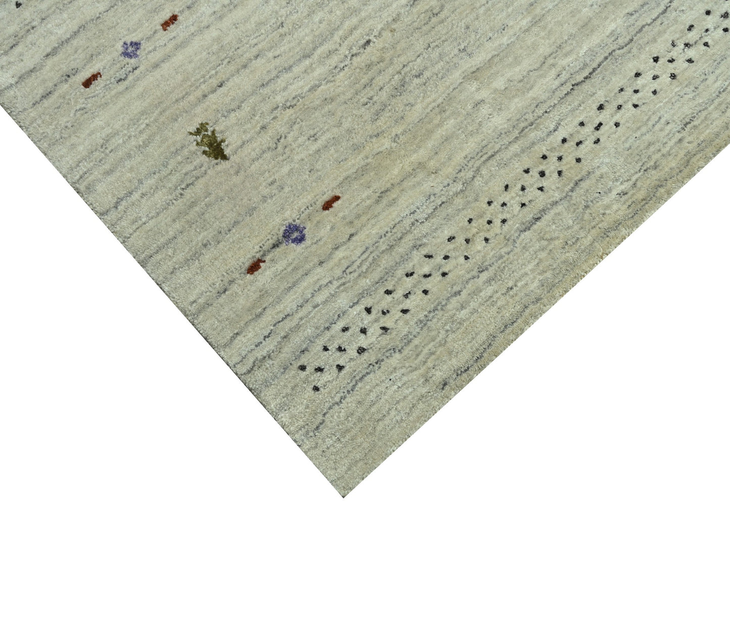 Harmony In Hues Handloom Wool/Viscose Rug.