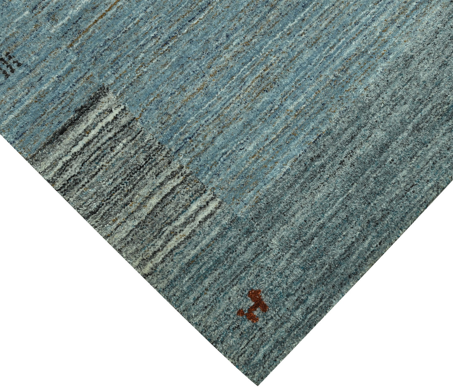 Harmony In Hues Handloom Wool/Viscose Rug.