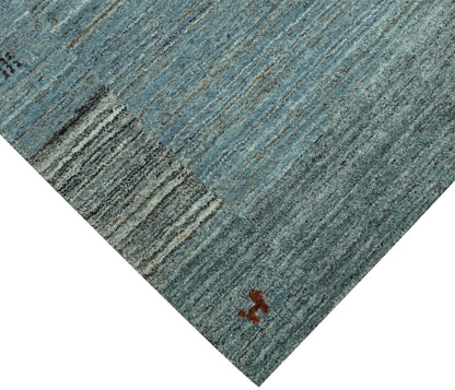 Harmony In Hues Handloom Wool/Viscose Rug.