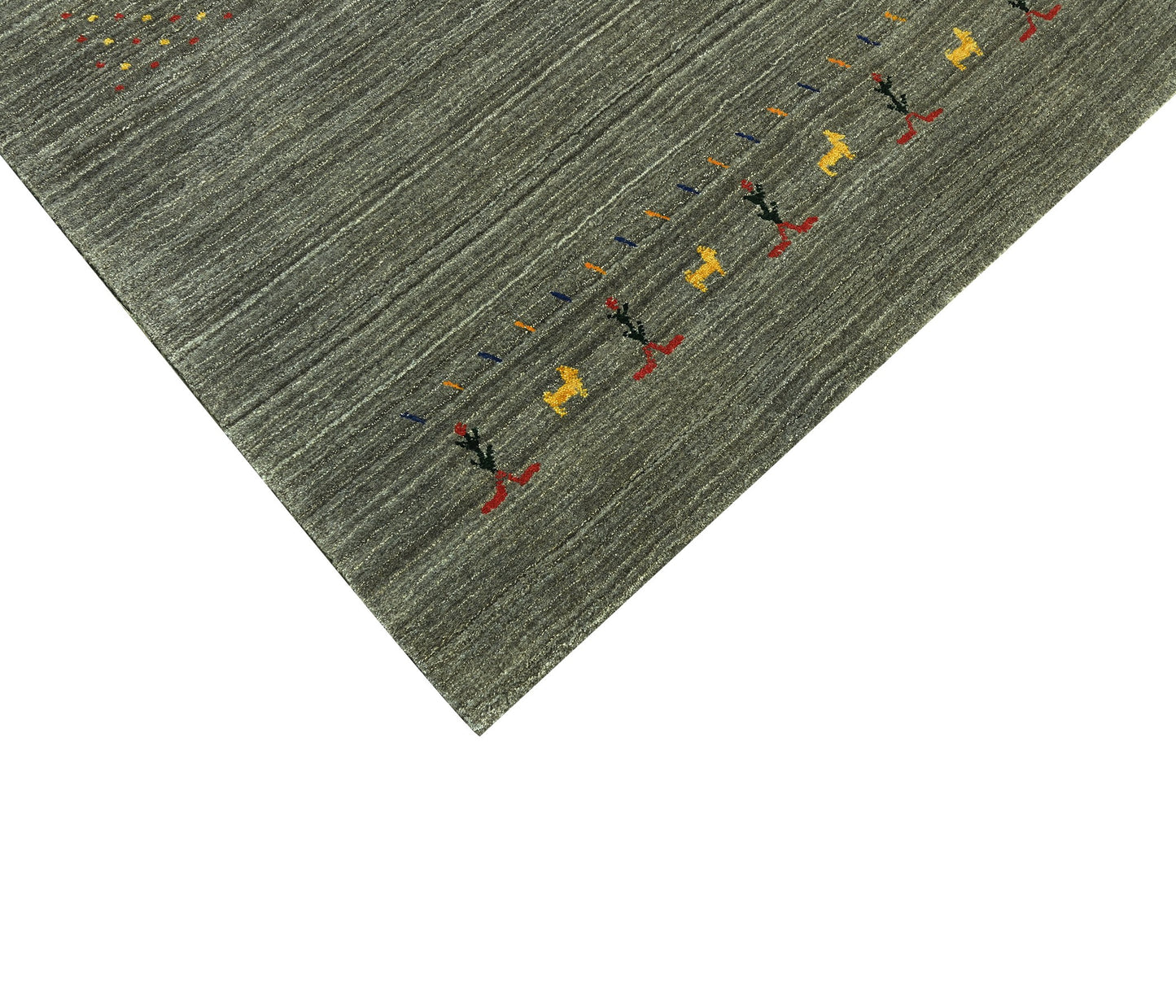 Harmony In Hues Handloom Wool/Viscose Rug.