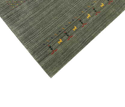 Harmony In Hues Handloom Wool/Viscose Rug.