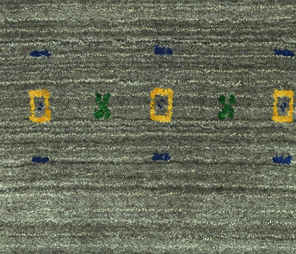 Harmony In Hues Handloom Wool/Viscose Rug.