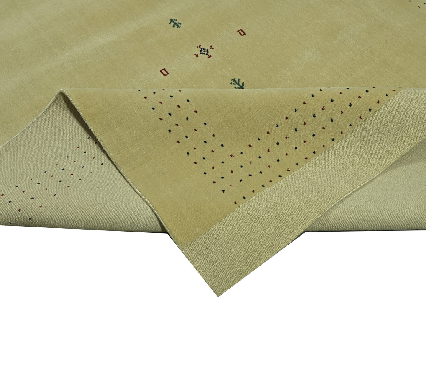 Harmony In Hues Handloom Wool/Viscose Rug.