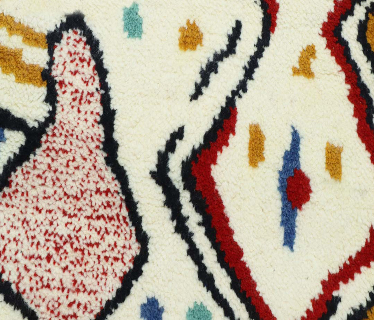 Heritage Hues Handknotted 100% Semi Worstead Wool