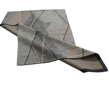 Cosmic Collection- Handtufted Modern Rust Colour Wool Rug