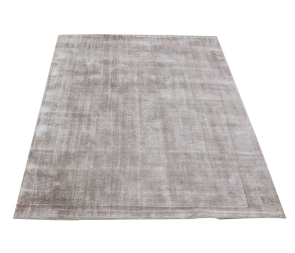 Cosmic Collection- Handloom Modern Silver Colour Viscose Rug