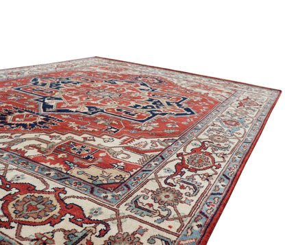 Heritage Hues Handknotted Wool Rug