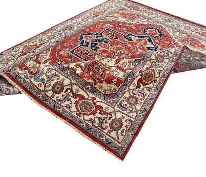 Heritage Hues Handknotted Wool Rug