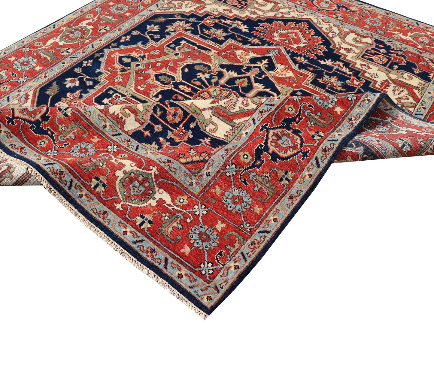 Heritage Hues Handknotted Wool Rug